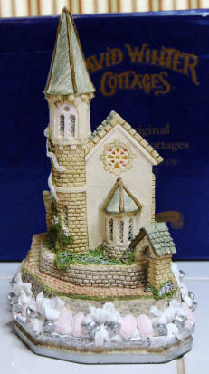 Celebration Chapel premier edition by David Winter Miniature Cottages