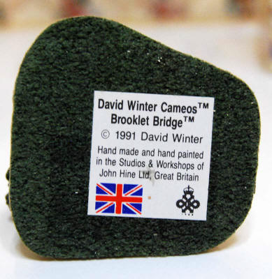 Brooklet Bridge (Cameo) by David Winter