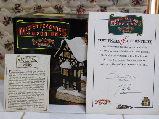 Mr Fezziwig's emporium by David Winter