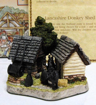 Lancashire Donkey Shed, (Shires), by David Winter